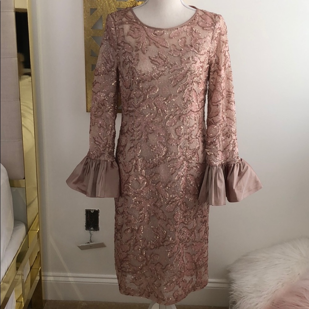 Rosegold sequence dress